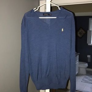 Polo Ralph Lauren v neck sweater sz L